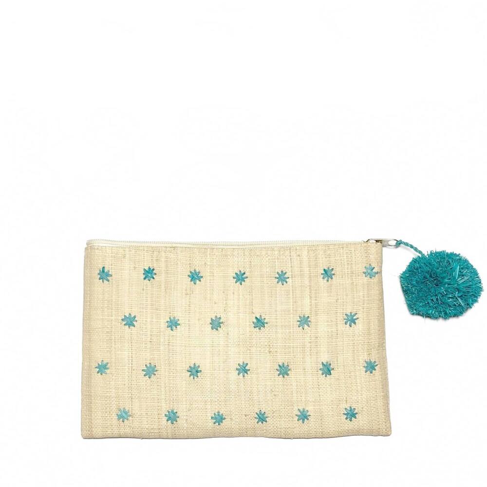 NEW MAR Y SOL women's sofia pouch in aqua